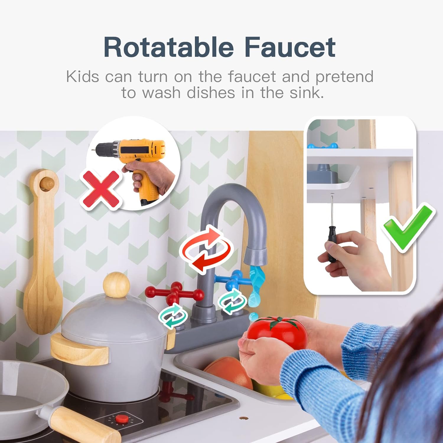 wk003 Kids Kitchen Playset