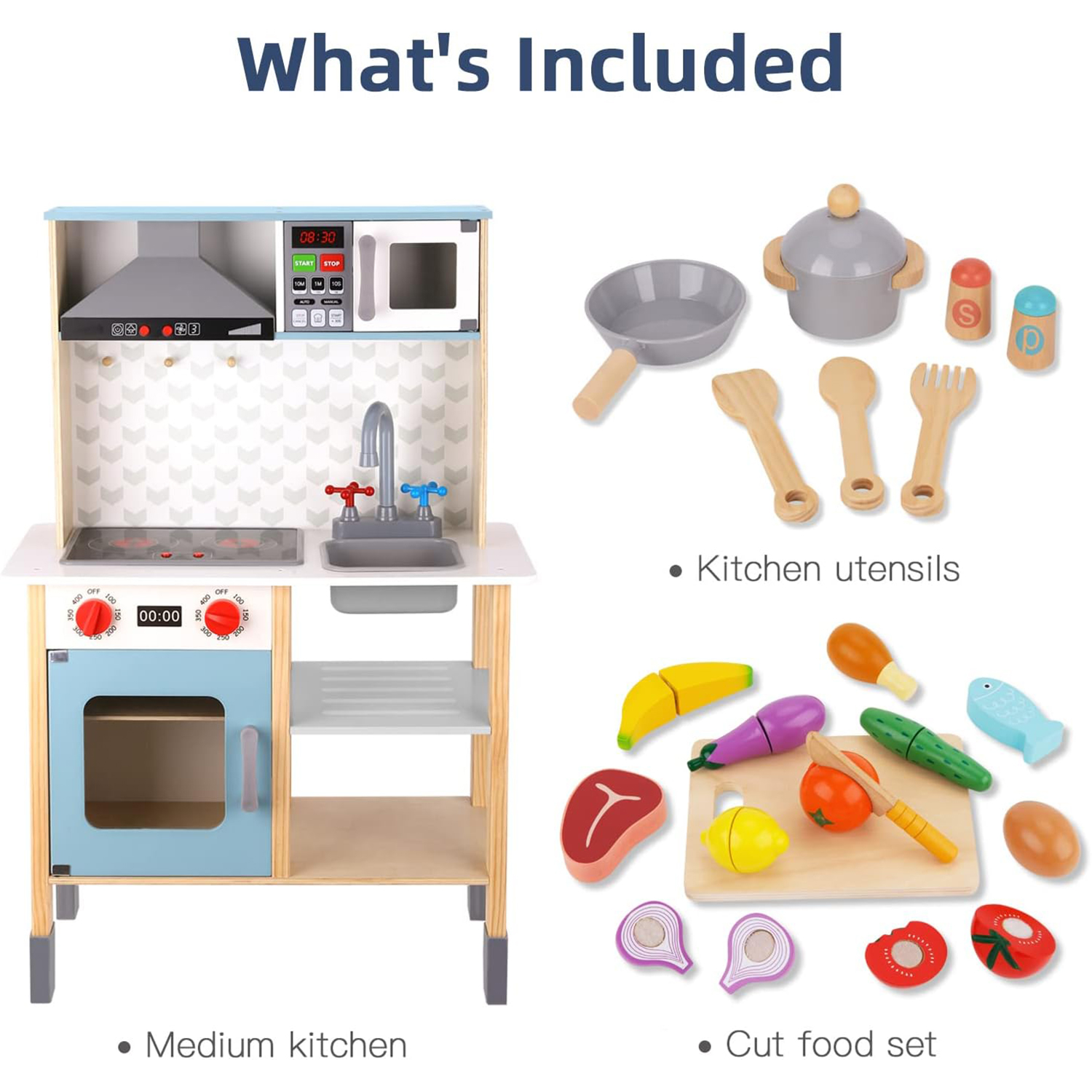wk003 Kids Kitchen Playset