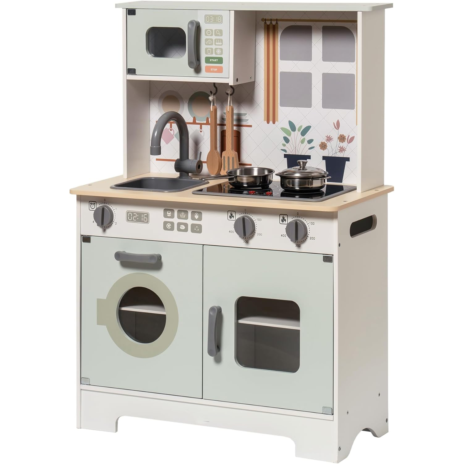 wk004 Play Kitchen Set