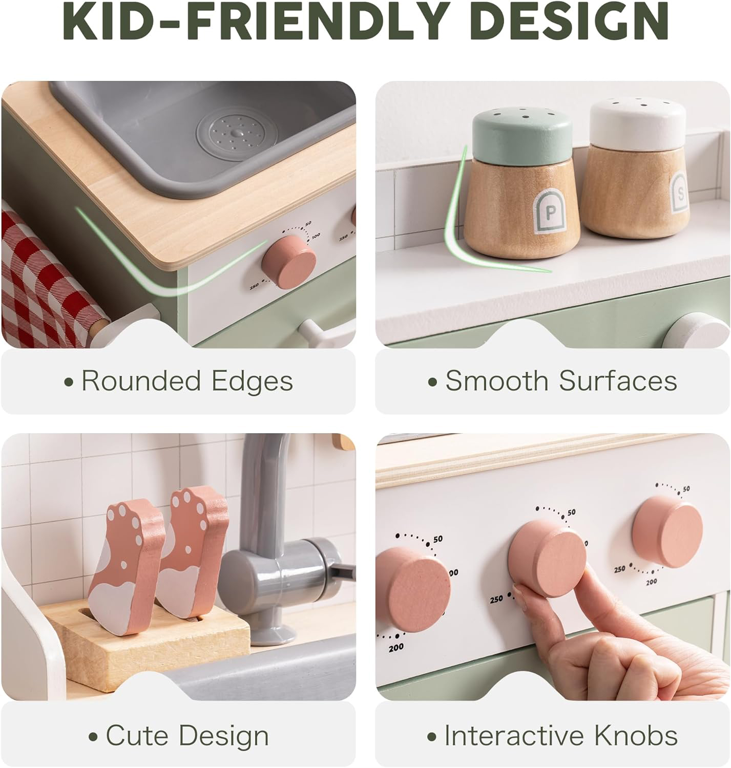 wk005 Play Kitchen Set