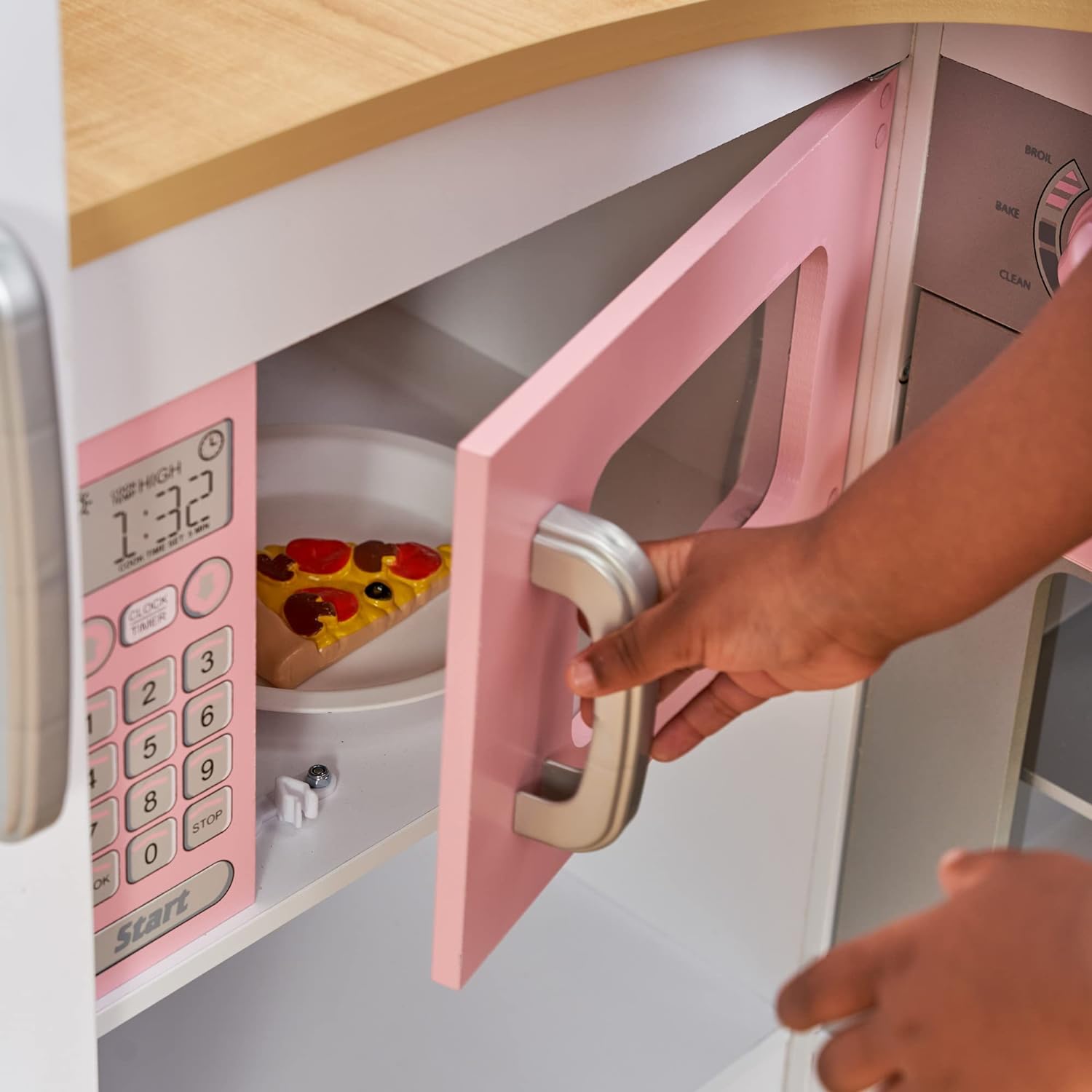 wk007 Wooden Play Kitchen for Kids
