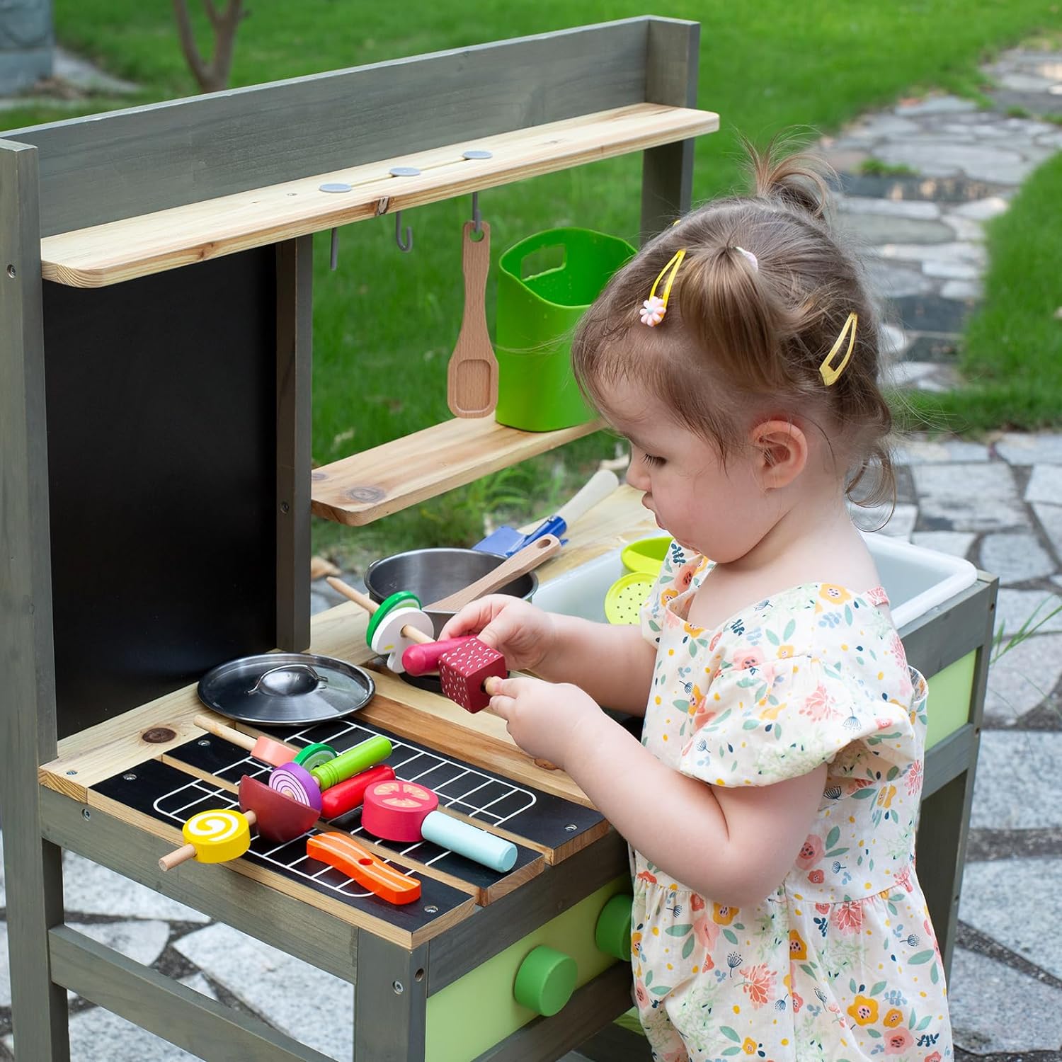 wk011 Giant bean Mud Kitchen Playset