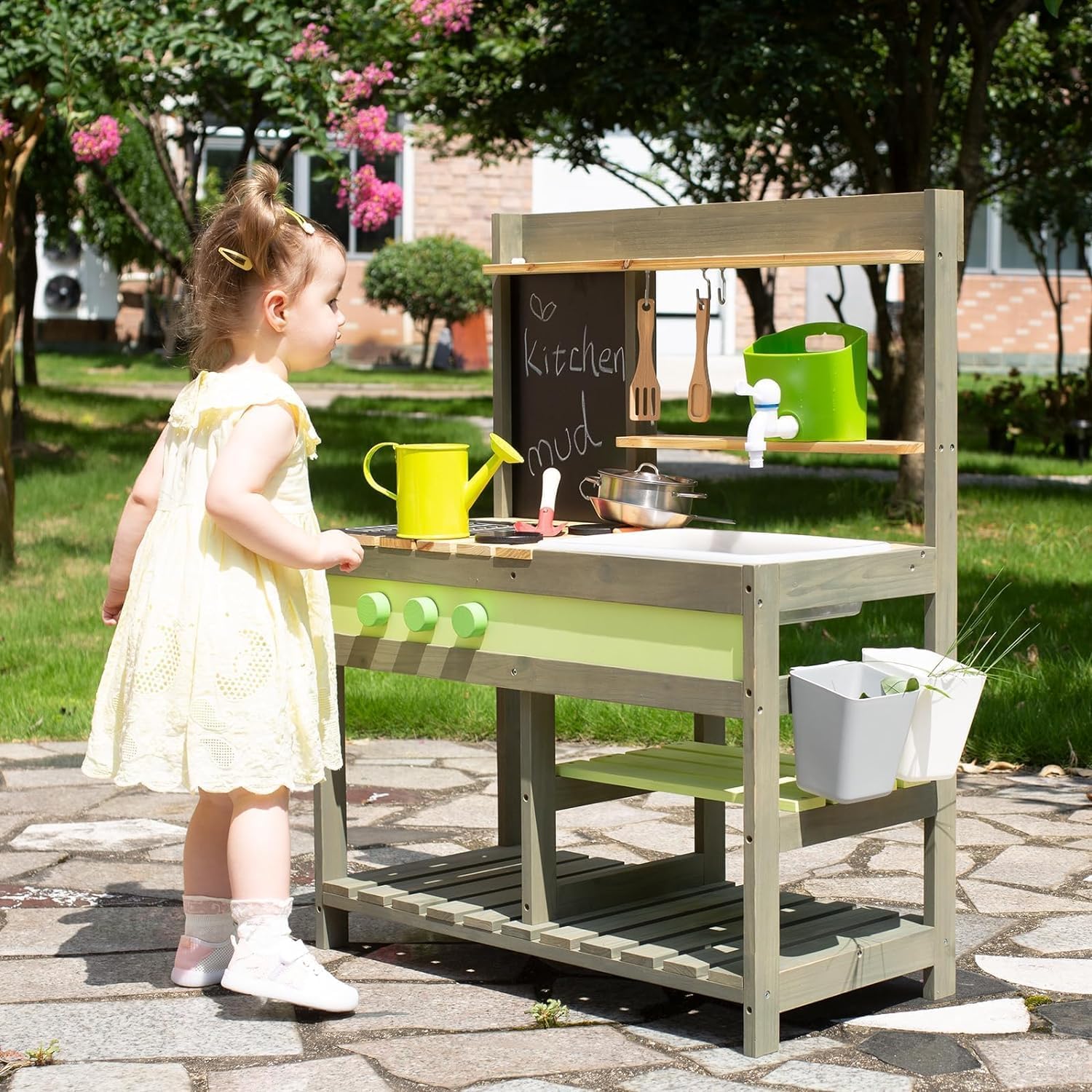 wk011 Giant bean Mud Kitchen Playset