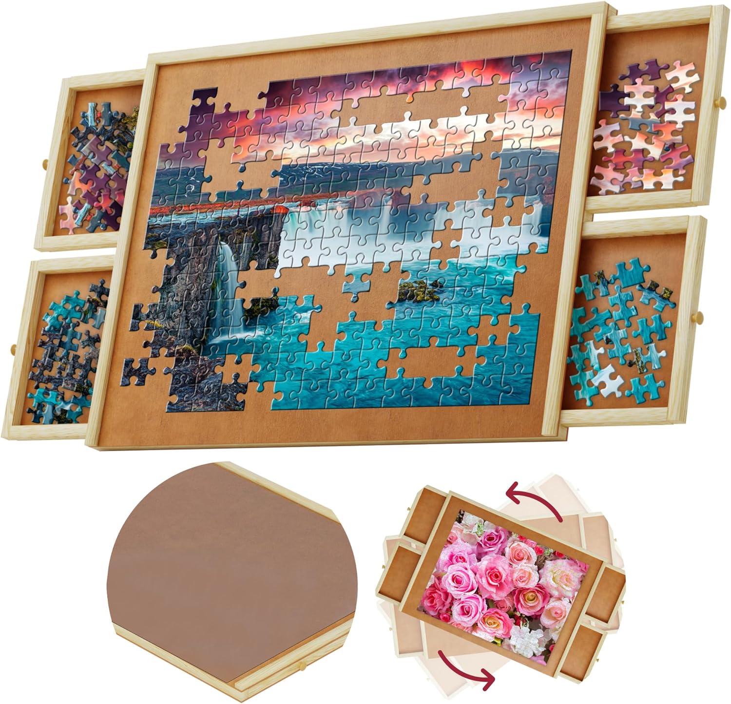PT002 Rotating Puzzle Table