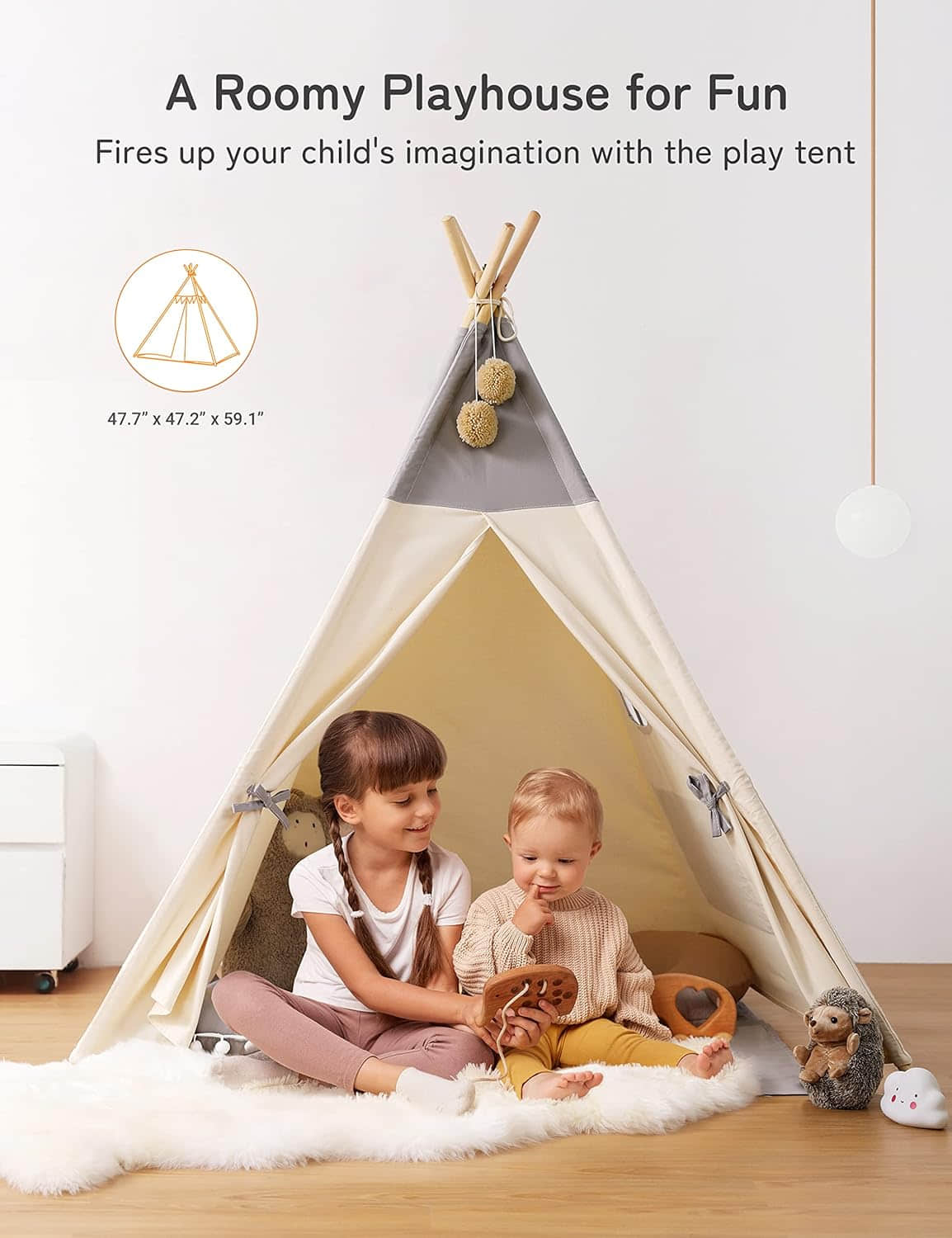 PR003 Kids Teepee Tent