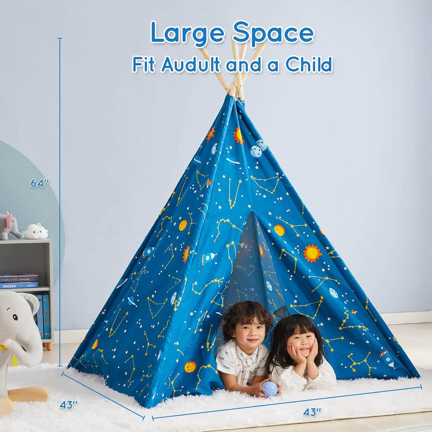 PR001 Kids Teepee Tent