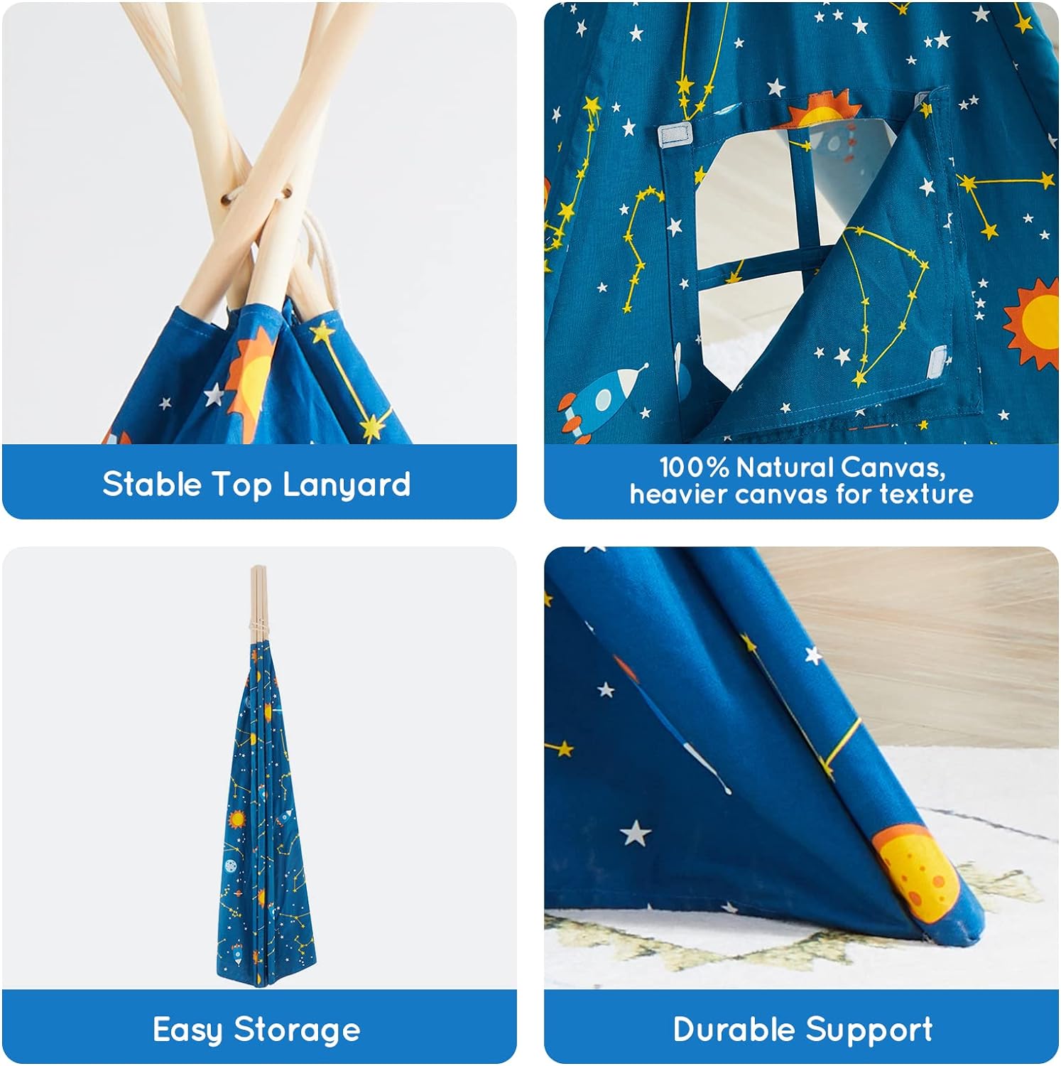PR001 Kids Teepee Tent