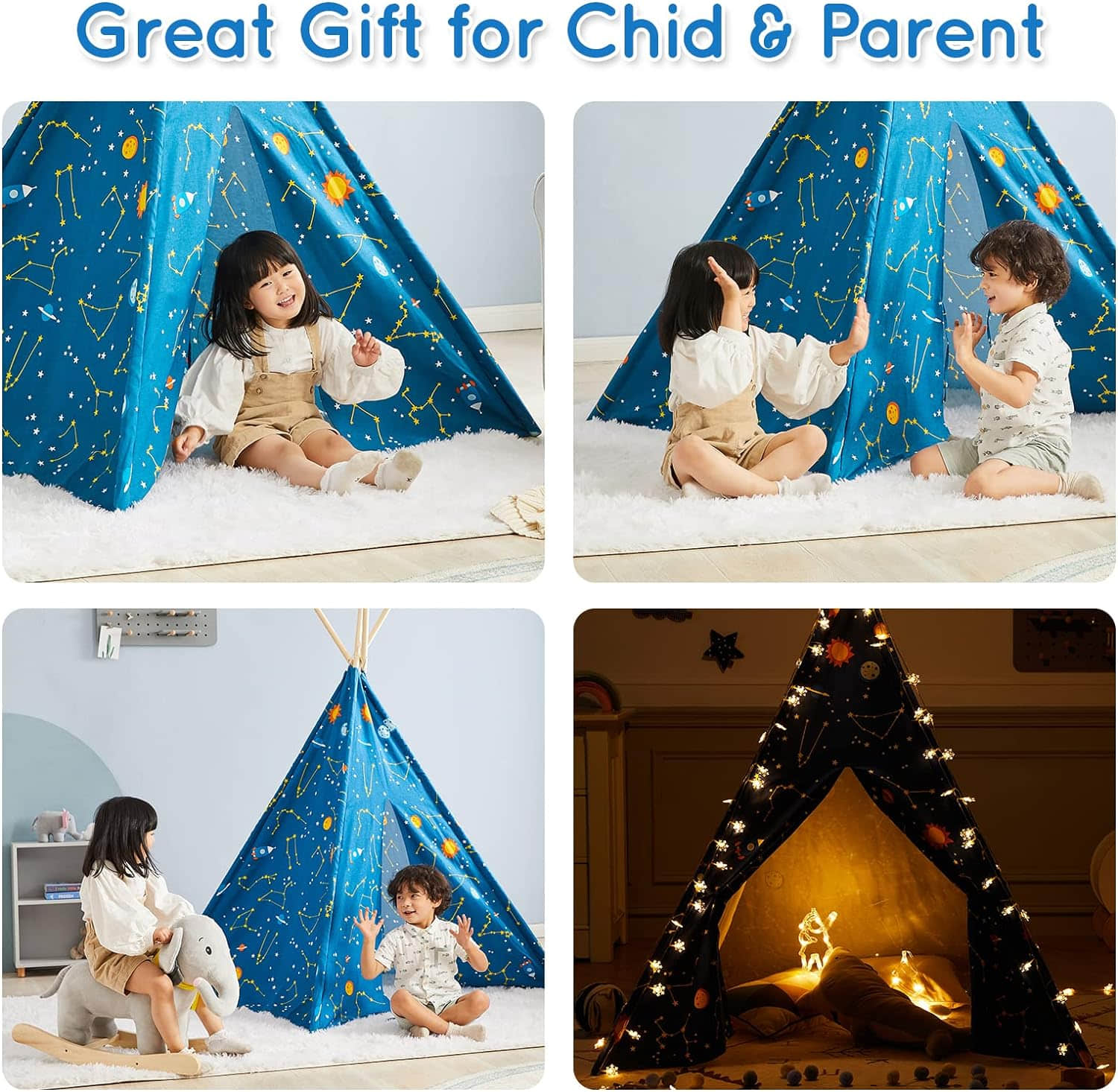 PR001 Kids Teepee Tent