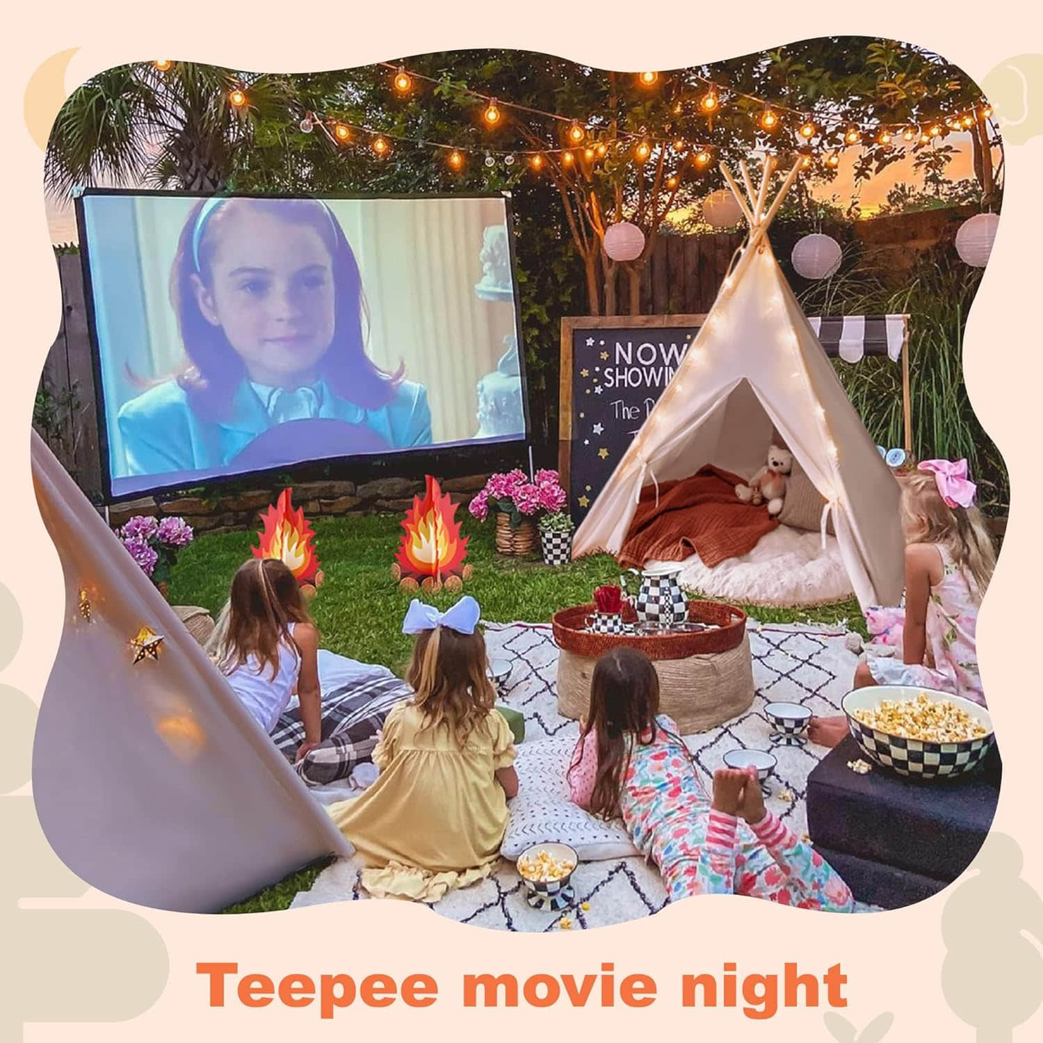 PR002  Kids Teepee Tent