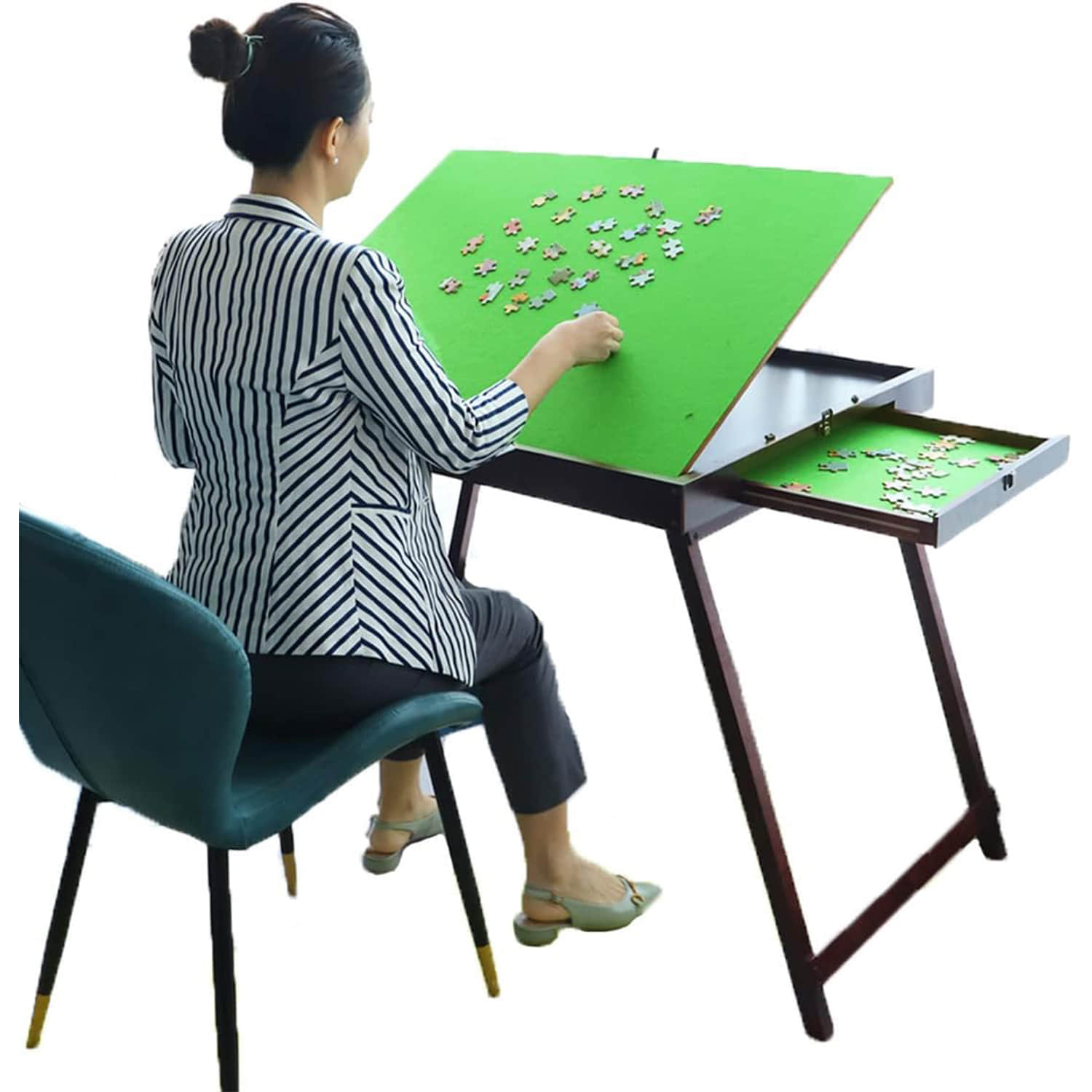PT005 Wooden Jigsaw Puzzle Table