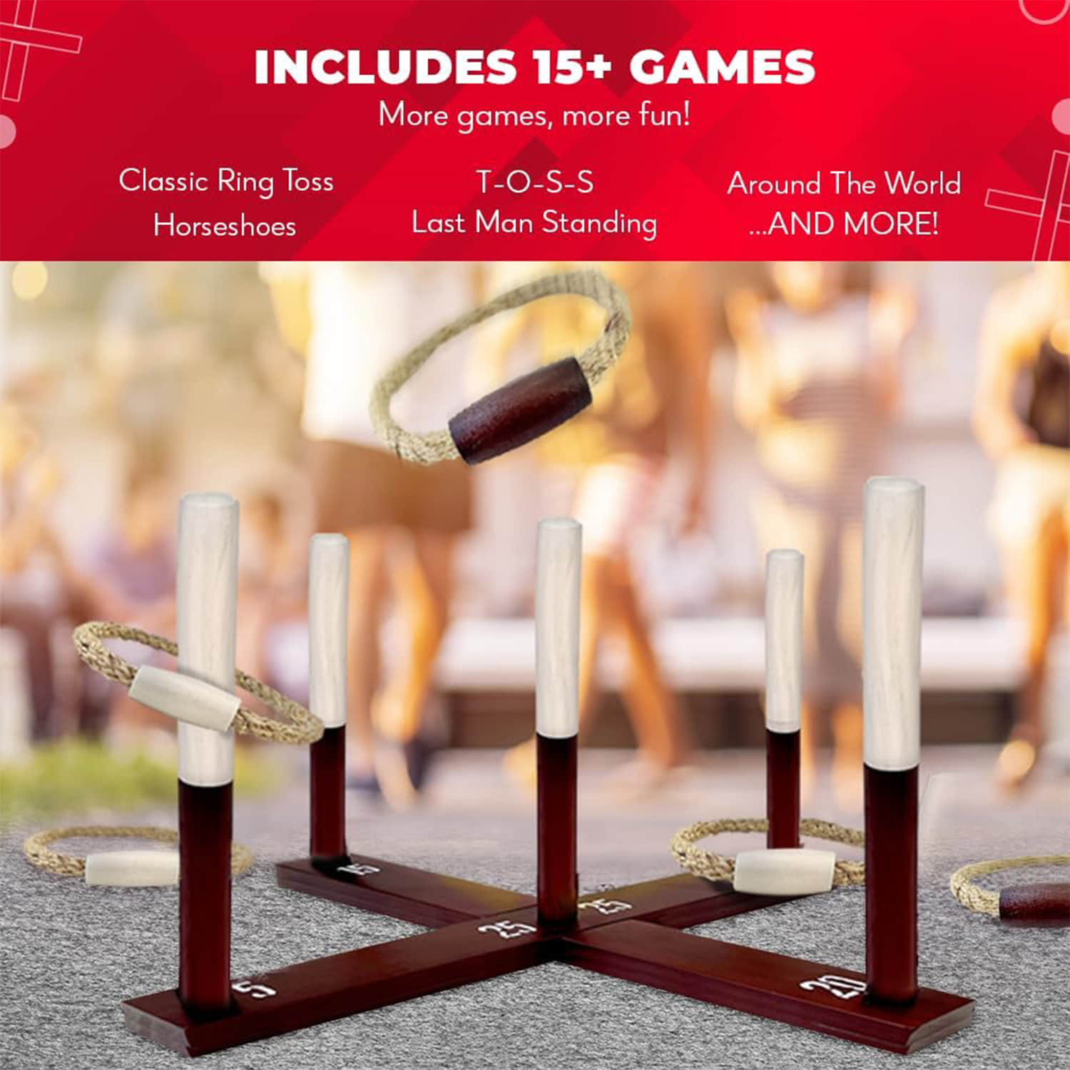 OG003 Ring Toss Outdoor Game