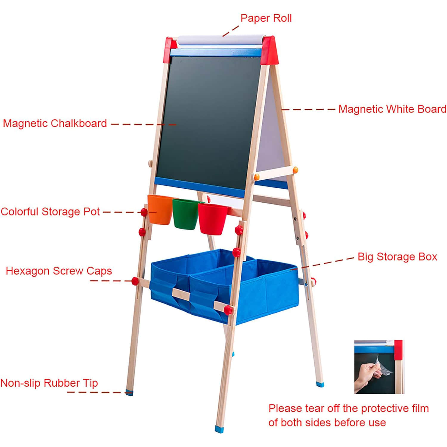 we002 Kid's Art Easel 