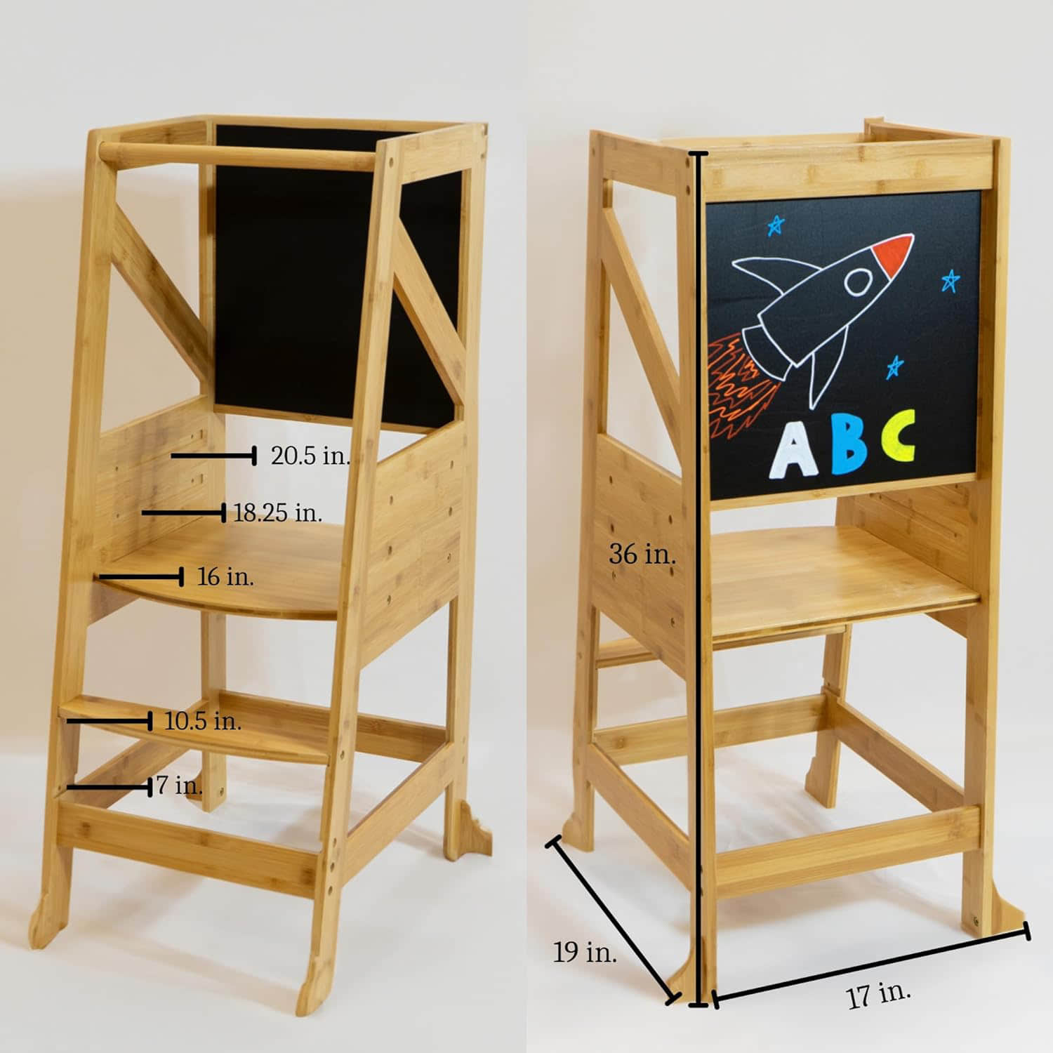 wf005 Tower Kitchen Stool Helper 