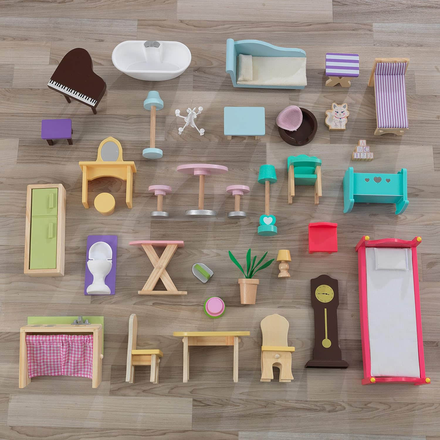dh006 Wooden Dollhouse