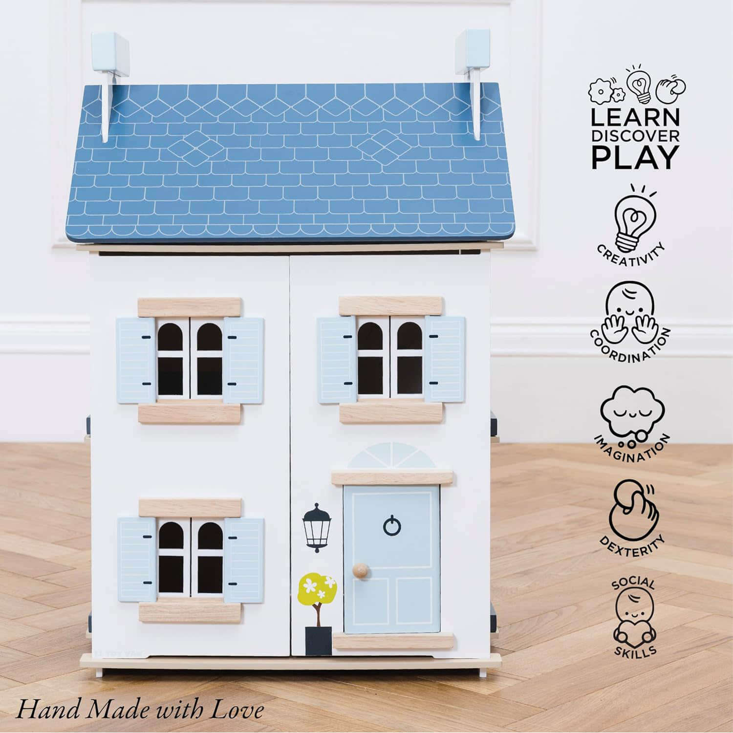 dh009 Wooden Dollhouse